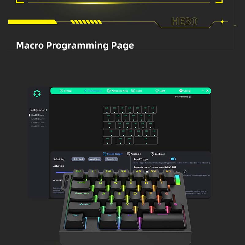 HE30 Mechanical Gaming Keyboar - Esports Gaming 评论和价格
