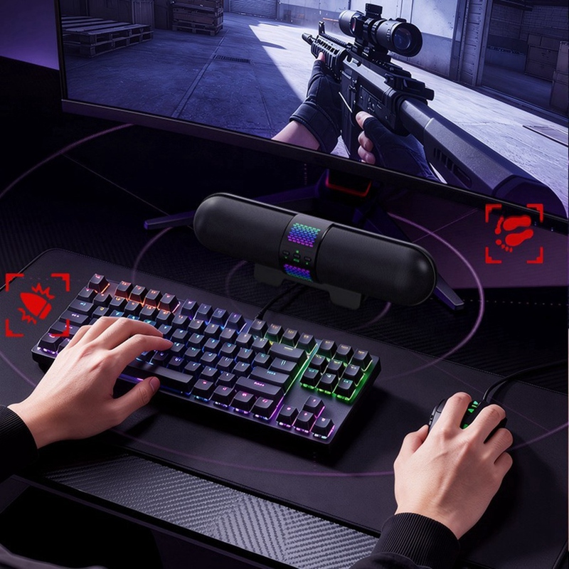 Super Sale RGB Gaming Sound Ba - Esports Gaming Bar 评论和价格