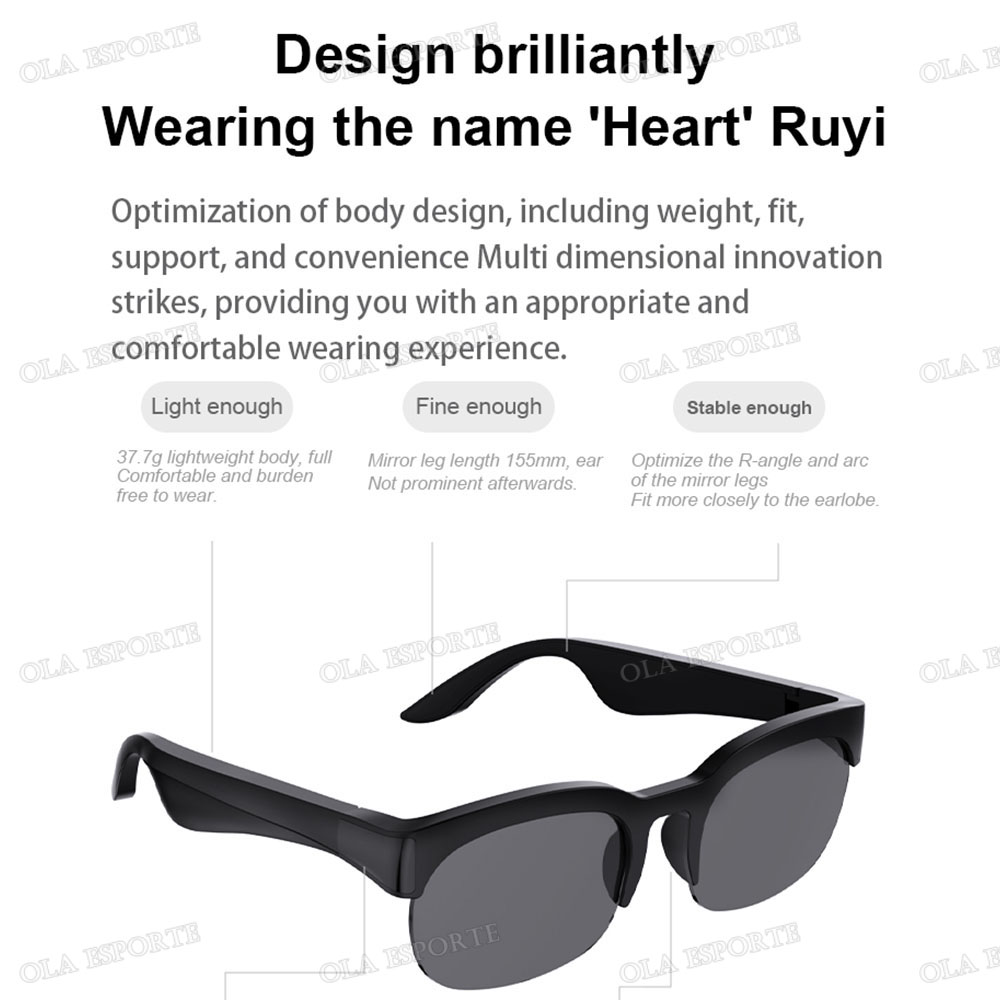 Smart Bluetooth V5.3 Sunglasse - Esports Gaming 评论和价格