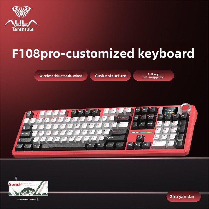 AULA F108 PRO Tri-Mode Wireles - Esports Gaming Uk 评论和价格