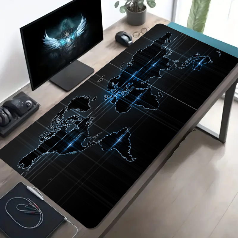 Tech World Map Gaming Mouse Pa - Esports Gaming World 评论和价格