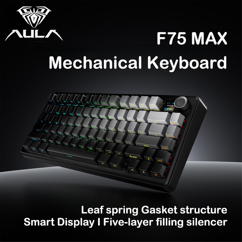 AULA F75 MAX 75% Tri-Mode Mech - Esports Gaming Uk 评论和价格
