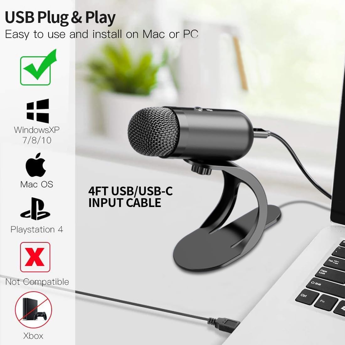 Professional USB Microphone Co - Esports Gaming 评论和价格