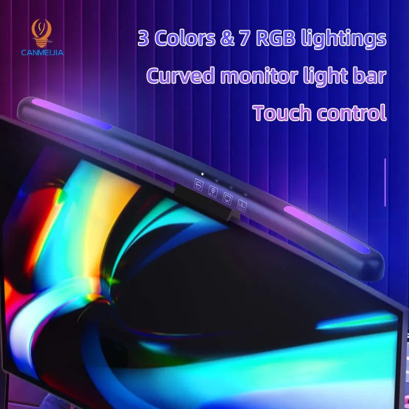 Curved LED Monitor Light Bar U - Esports Gaming Pc 评论和价格